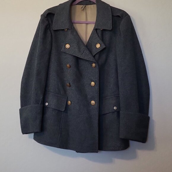 WW1 Swiss Army Medic Pea Coat Military Jacket Switzerland Size Not List - Picture 3 of 16